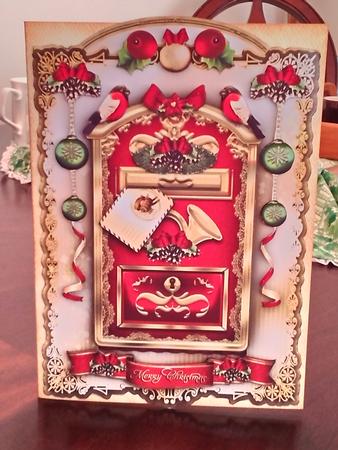 Christmas Vintage Festive Mailbox with Decorations Featured Gallery Photo