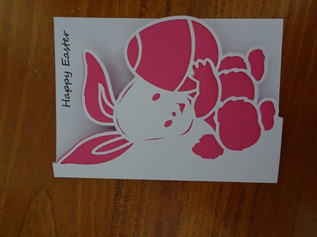 OVER THE EDGE EASTER BUNNY 2 by Robyn Smith