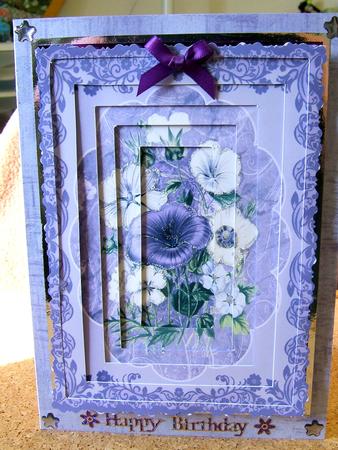 Petunia Posy A4 Invertage Kit by Mrs K Lynn