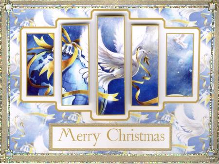 Brand New Christmas Dove Panel Card Kit by Mrs K Lynn