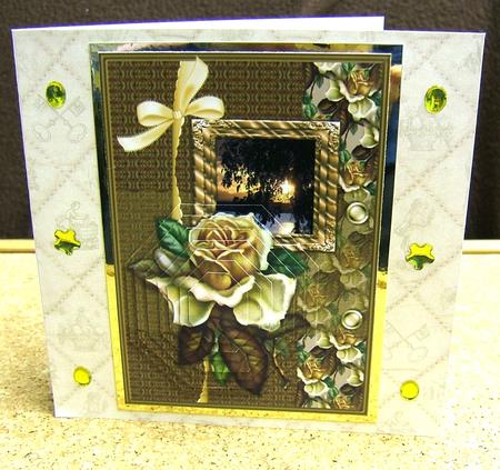 Sunset Flower Card Kit - 6 Pages by Mrs K Lynn
