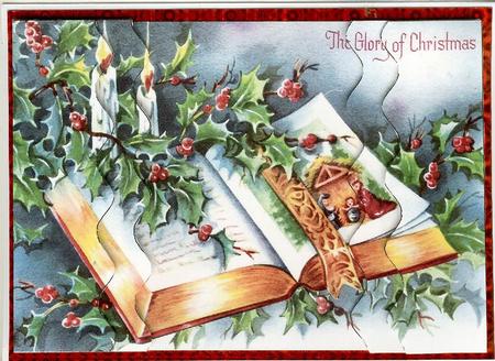 Glory of Christmas Book Wavy Side Stacker by Mrs K Lynn