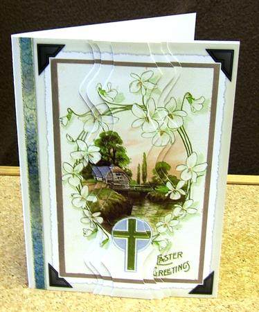 House on the River at Easter Time by Mrs K Lynn