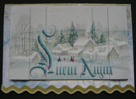 Christmas Silent Night Wavy Card Featured Gallery Photo