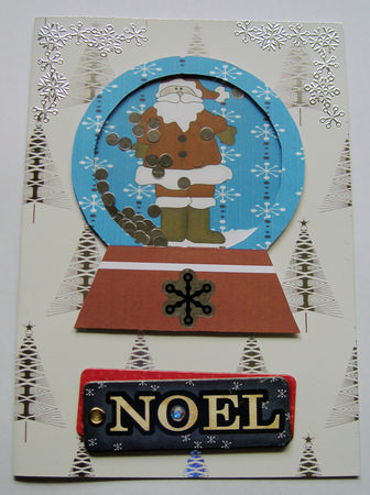 Santa in Snowglobe by Rose Smille