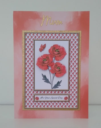 Lovely Red Poppies Topper #4 by Roseanna Miles