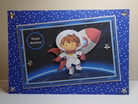 Space Birthday Boy 2 by Roseanna Miles