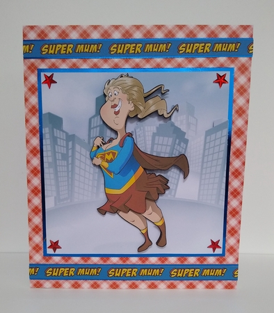 Supermum 2 7x7 Quick Card by Roseanna Miles