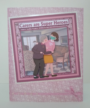 Thank You Hero Carer - Mini Kit & Decoupage by Roseanna Miles