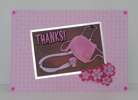 Thanks (pink healthcare) by Roseanna Miles