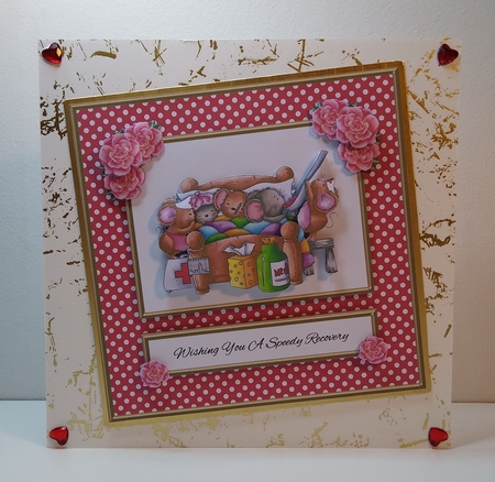 Cute Critters - Speedy Recovery Card Six by Roseanna Miles