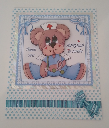 7x7 thank you Angels in scrubs mini kit by Roseanna Miles