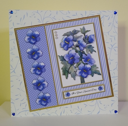 Lovely Watercolor Floral Birthday Mini Kit by Roseanna Miles