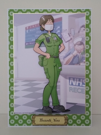 Thank You Paramedic Dudess A4 by Roseanna Miles