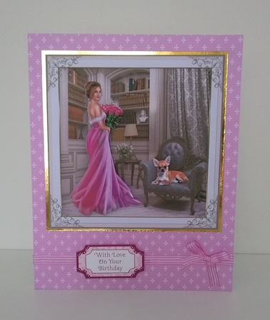 Special Occasion Decoupage 7x7ins Topper 9 by Roseanna Miles