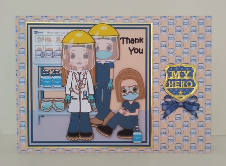 NHS THANK YOU 1 2 BLUE by Roseanna Miles