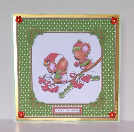 Cute Critters Holiday Topper (Card One) by Roseanna Miles
