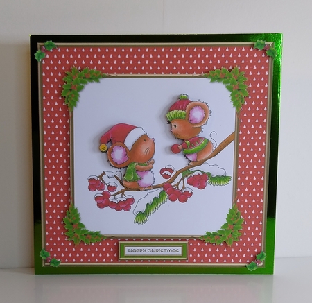 Cute Critters Holiday Topper (Card Two) by Roseanna Miles