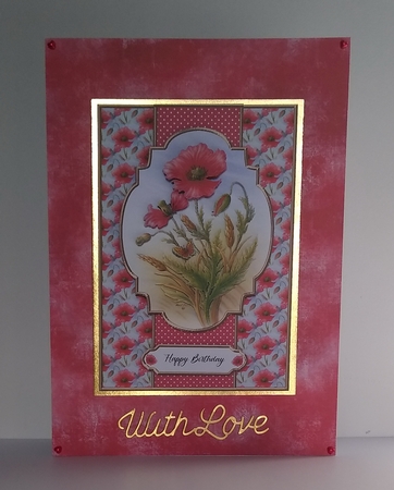 Lovely Rob Pohl Watercolor Birthday Topper by Roseanna Miles