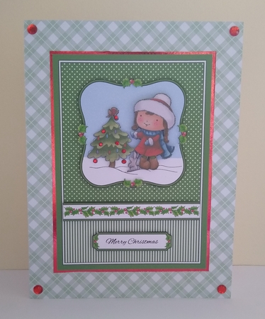 Cute Critters Holiday Topper (Card Seven) by Roseanna Miles