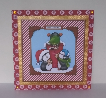 Cute Critters Holiday Topper (Card Four) by Roseanna Miles