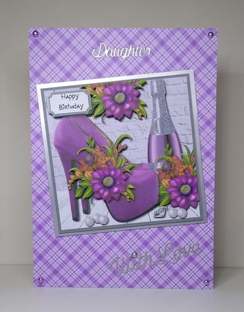 Shoes, drink and flowers by Roseanna Miles