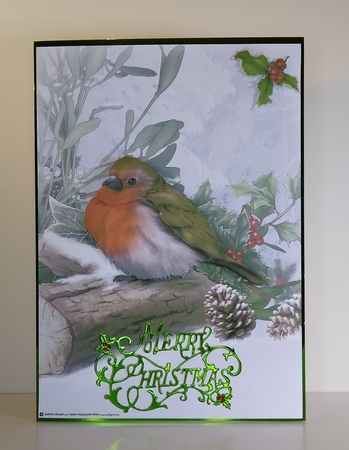 Snowy Robin Decoupage Sheet by Roseanna Miles