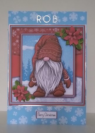 Gorgeous Festive Gnome Standing 8x8 Mini Kit by Roseanna Miles