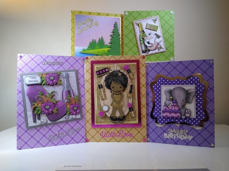 Check Pattern 15 x Background 12x12ins Paper Kit  by Roseanna Miles
