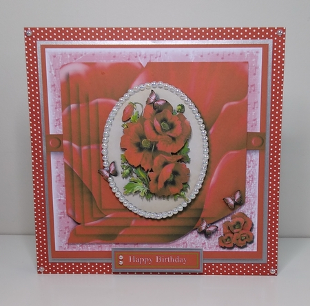 Poppies and Butterflies by Roseanna Miles