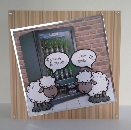 Happy Beer Day.....two EWES by Roseanna Miles