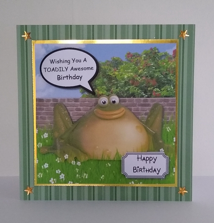 Wishing you a toadily awesome Birthday by Roseanna Miles
