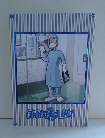 Surgeon Dude (Foot) 7x7 Quick Card by Roseanna Miles