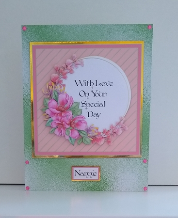 Easter Delights - Foil Style A4 Backgrounds by Roseanna Miles