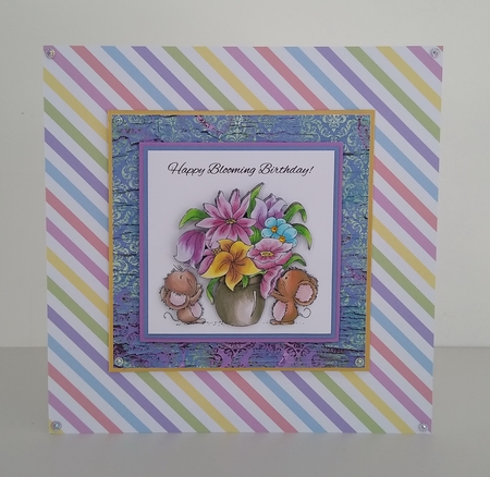 Cute Critters Birthday Topper Plus Insert by Roseanna Miles