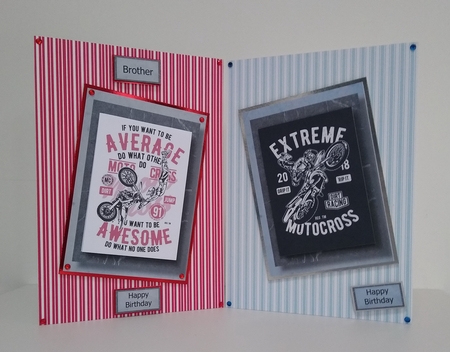 Retro Motorbike & Motocross A5 Poster Bumper Kit by Roseanna Miles