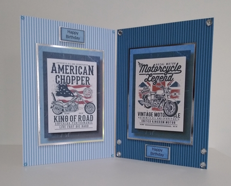Retro Motorbike & Motocross A5 Poster Bumper Kit by Roseanna Miles