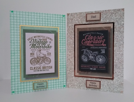 Retro Motorbike & Motocross A5 Poster Bumper Kit by Roseanna Miles