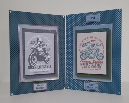 Retro Motorbike & Motocross A5 Poster Bumper Kit by Roseanna Miles
