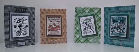 Retro Sports A5 Poster Bumper Kit by Roseanna Miles