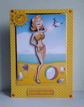 Beach Dudess 2 by Roseanna Miles