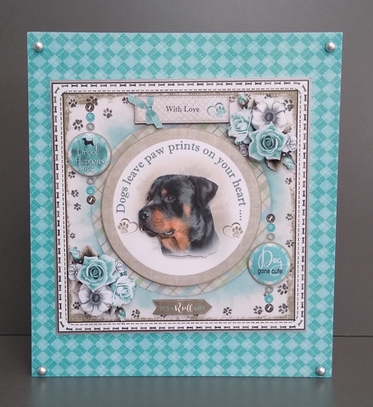 Dogs Leave Paw Prints On Your Heart 09 Mini Page Kit by Roseanna Miles