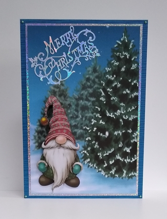 Alfred the Christmas Gnome Decoupage Sheet by Roseanna Miles