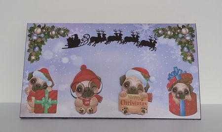 Christmas Money Wallet or Gift Card Holder 9 by Roseanna Miles