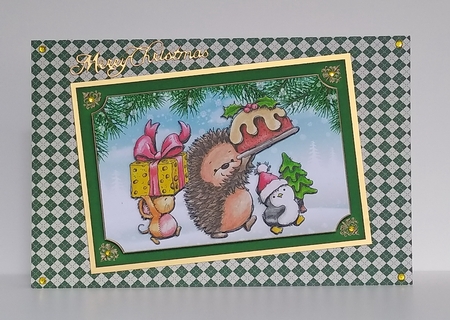 Cute Critters Christmas Parade  by Roseanna Miles