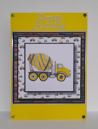 Big Yellow Cement Mixer Ages 2-5 by Roseanna Miles