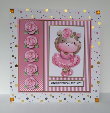 Happy Birthday TUTU You (Card One) by Roseanna Miles