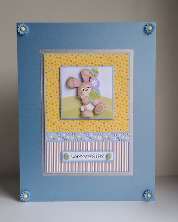 Cute Bunny Easter Topper by Roseanna Miles