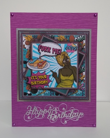 Fork Me! Bumper Kit #1  TOPPER  NO GIRL** by Roseanna Miles