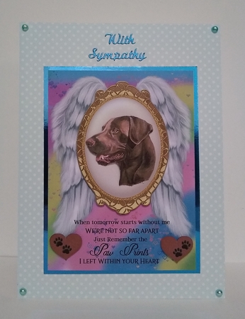 When tomorrow pet loss topper 2 by Roseanna Miles